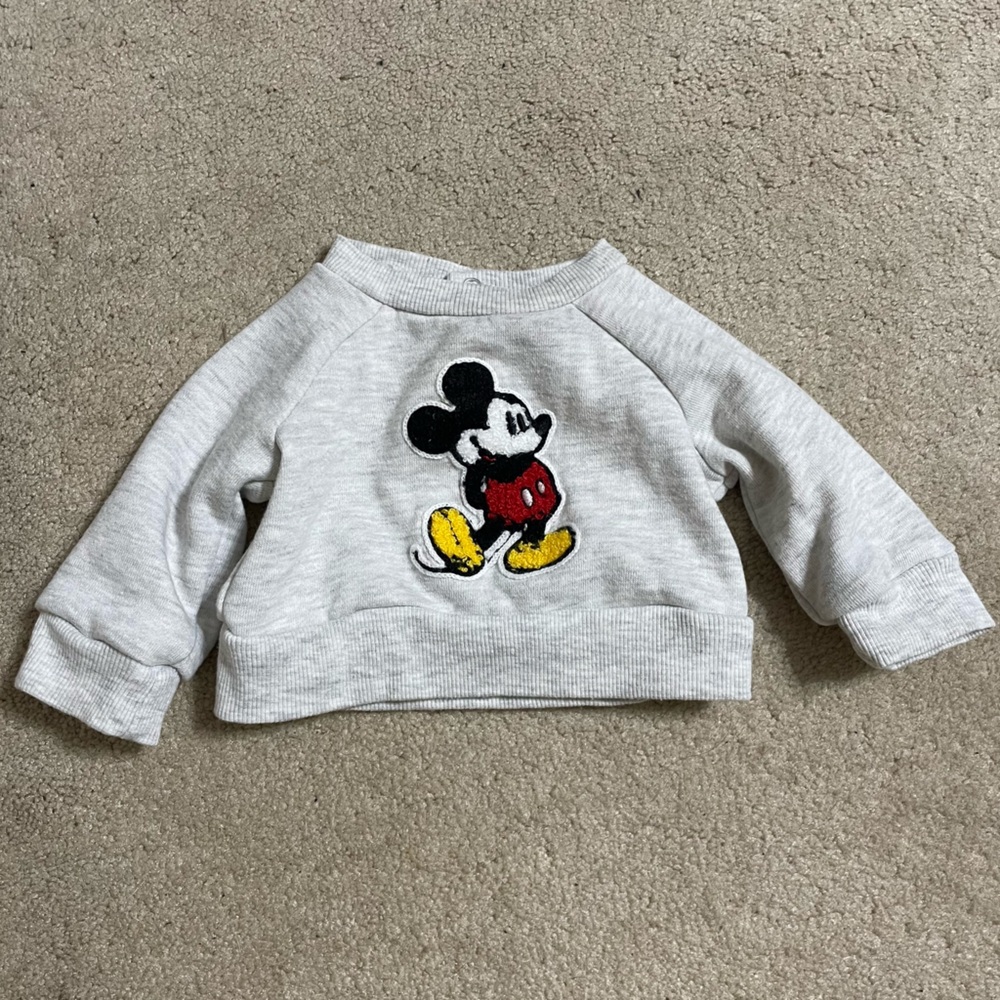 Disney Mickey Mouse cotton blend Sweater‎ New Born